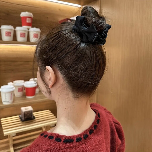 Xiang Wan hairpin with ball hair stuck in the fugitive princess bow tie clip female sweet style ball head artifact high-end hairpin