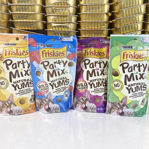 Purina (PURINA) USA Purina Friskies Happy Cat Snacks Joy Crunch Cookies 70g US version 60g Mix and Match - 5 packs 0g See the option for specific weight