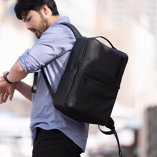 Рюкзак Lenovo Savior для ноутбука 15,6 17,3-дюймовая сумка для компьютера Дорожный рюкзак Брызгозащищенный большой вместительности Бизнес-офис Модная простая игровая периферия Сумка большой вместимости Совместима с рюкзаком P2 15,6 дюйма и ниже