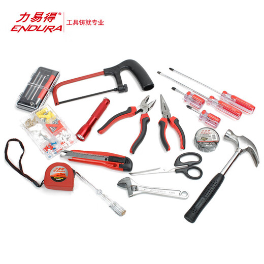 ENDURA Juego completo de herramientas de reparación de automóviles de 136 piezas, juego de herramientas manuales E1223, juego de utensilio doméstico E1105 (20 piezas)