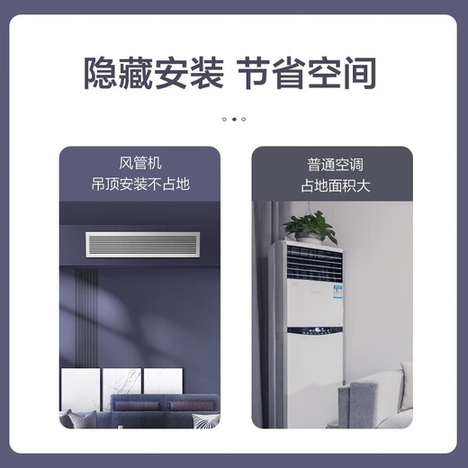 Gree duct machine household central air conditioner, first-class energy efficiency, 3 hp K+Ka+pro heating and cooling frequency conversion FGR7.2Pd/KNh-N1 national subsidy (one price all-inclusive), precision installation, 3 hp, first-class energy efficiency, K+ series (30-40)