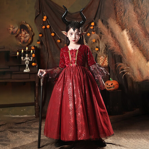 Little Kayi Nong Halloween Disfraz de chicas para niñas