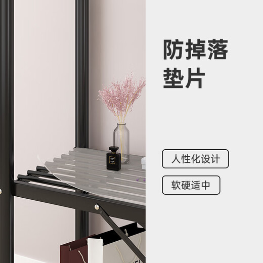 家丽人折叠免安装衣柜加粗钢管卧室简易衣柜家用宿舍布衣柜双人储物衣橱