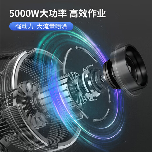 Wen Yijia Machine de pulvérisation sans air à haute pression personnalisée Putty peinture pulvérisée peinture de peinture de peinture Machine de travail à domicile multifonctionnel Type 695 Corps de pompe en acier inoxydable standard