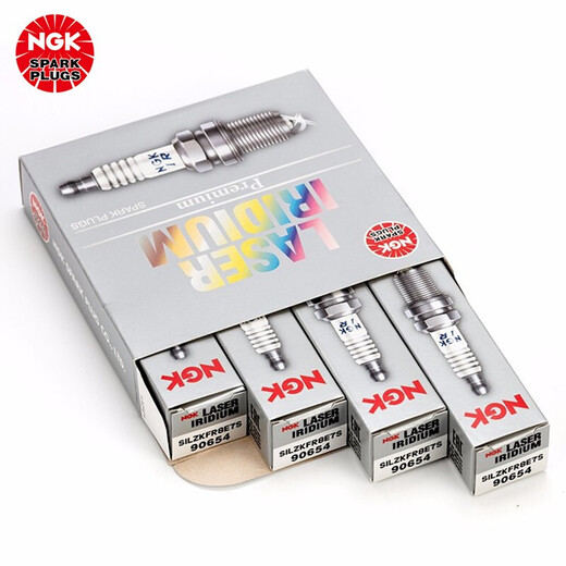 Bujías NGK Iridium Platinum, boquillas de fuego de metal doble doble dedicado, Silzkfr8e7s 90654, adecuado para Mercedes-Benz R320/R400 3.0t de 6 paquetes (276 826)