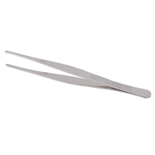 Yueshunkang Edelstahl -Clip -Pinzetten Ellbogen runden Kopf mit Zähnen 14161820 cm Haare Ziehwerkzeug Ohr -Pinzette 16 cm (304 verdickt)