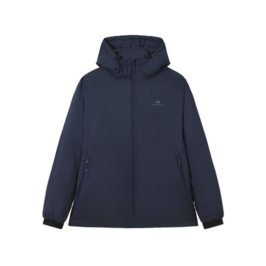 拓路者（Pioneer Camp）3M新雪丽棉男连帽棉服户外防风休闲外套厚款棉衣冬季保暖男士棉袄 黑色 2XL