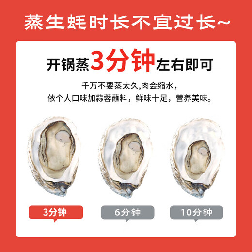 Fresh Jingcai Fresh Oysters 3XL Net weight 5Jin Jin is equal to 0.5kg 13-18 pieces Fresh to your home Fresh seafood Straight from the source