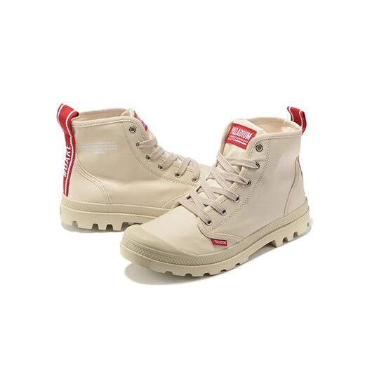Palatina Hombres y mujeres Sports al aire libre Botas Martin Workwear Workwear Montaining Classic Canvas Zapatos Off-White 36