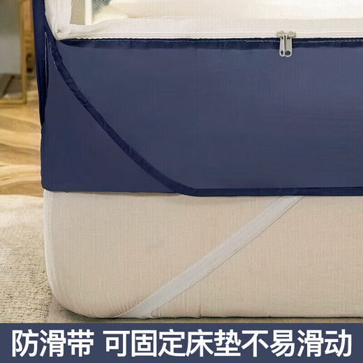 
Antarctic human Class A household installation-free steel wire mosquito net three-open door 1.5x2 meters [foldable encrypted mesh]