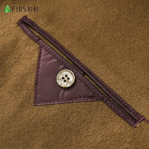 Shanshan 100% wool double-sided woolen coat men's autumn and winter mid-length casual woolen windbreaker woolen work coat for men