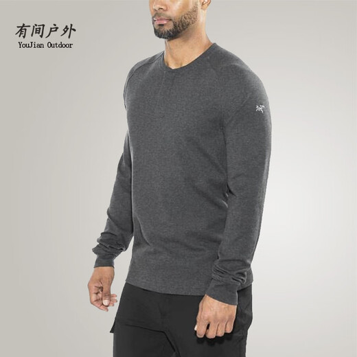 Arc'teryx (ARC TERYX) Sirrus LS Henley 20765 25890 Arc'teryx Henry long-sleeved sweater men's Glitch Heather/Water Wave Gray S