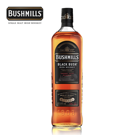 Bushmiller lizenzierte Waren [San Francisco Spirits Goldmedaille] Originalflasche des importierten irischen Whisky Geschenks Black Label Irish Whiskey 700ml