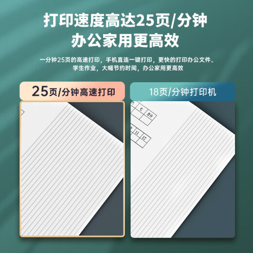 得力（deli）M2020W黑白三合一多功能打印机复印机扫描机一体机 A4办公家用学习作业手机无线 激光打印机