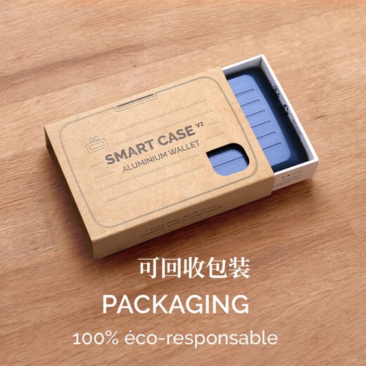 Europäischer Clip French Ogon Original Anti-Diebstahl-Bürsten Visitenkarten-Bag-Kartenbox importiert Aluminium Anti-Demagnetisierung wasserdichte Modebank-Karton Kohlefaser Muster