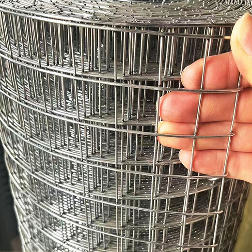 Zhongji Wanxing hot-dip galvanized wire mesh steel mesh breeding mesh anti-rust window sealing balcony wire mesh chicken pigeon rabbit cage anti-rat and snake fence 1 meter high 1.3 cm hole 1mm thick 1 meter long / retail
