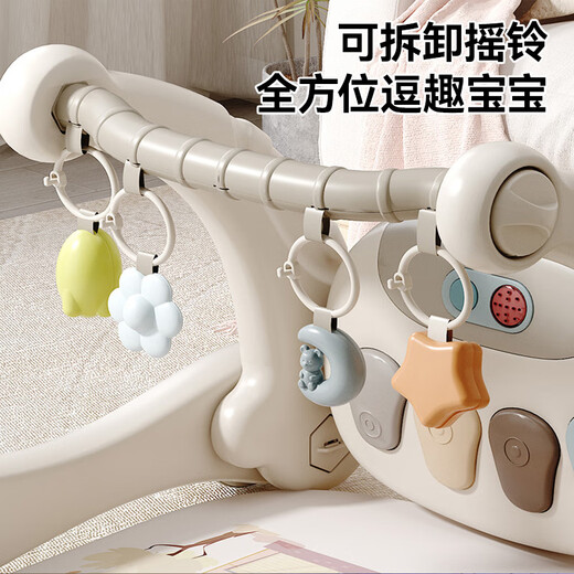 Wild Knight Baby Fitness Stand Toys Pedal Piano Music Soothes Baby Early Education Children Toys Newborn Gift Box