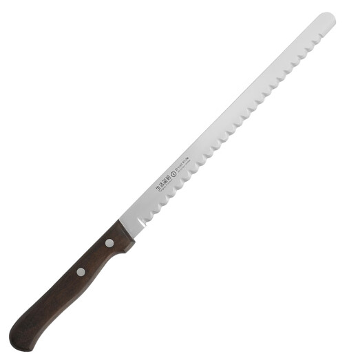 Lifestyle code Special bread knife that does not drop residue Stainless steel corrugated blade Non-deformation cutting knife Baking serrated knife Cake knife Japanese style bread knife