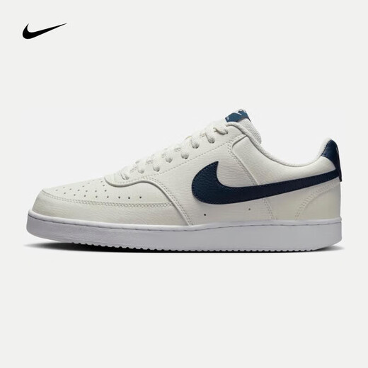 耐克（NIKE）耐克男鞋官方Court Borough减震耐磨防滑低帮运动鞋板鞋 HQ4867-101/深蓝白 41