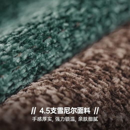 Maden Workwear American Retro Chenille Weihnachtspullover Herbst Herbstkontrastverdickte Farbe warmer Bodenpullover Pullover Grüne Streifen lose und große s