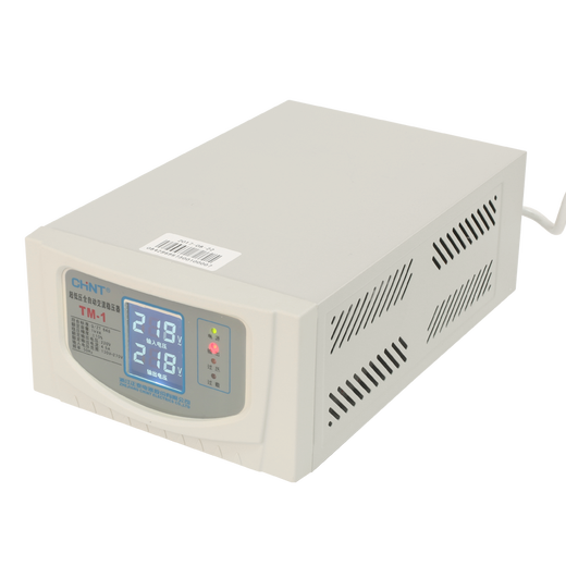 Chint (CHNT) electronic voltage stabilizer 220v single-phase AC voltage regulator 1000w household fully automatic voltage stabilizer TM-1 industrial high power