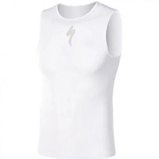 Hanoufei Cycling Sweatshirt Tight Cycling Suit Basement Shirt Breathable Road Bike Reflective Vest High Elastic Bicycle Free White - Lightning Tight Fit Small L