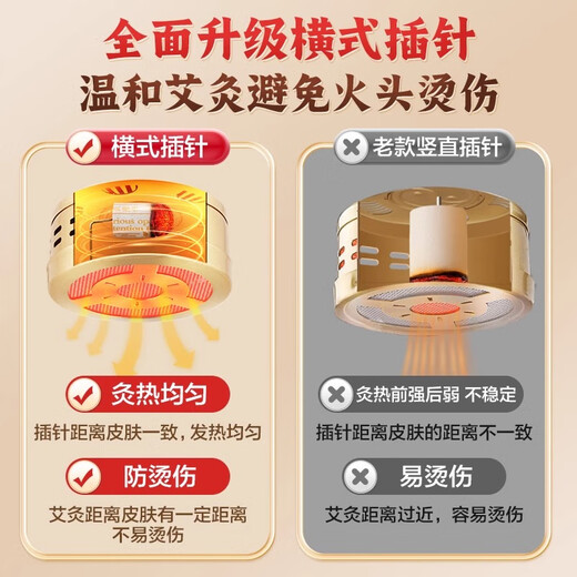 Corfu smoke anti-scalding portable moxibustion box home set fumigation instrument whole body with abdomen leg waist hot compress knee