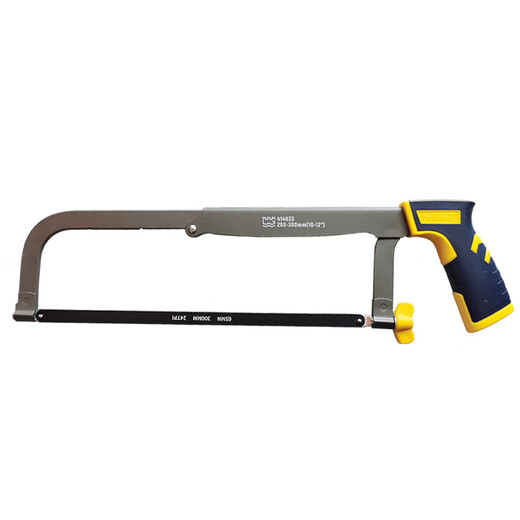 Great Wall Hacksaw Adjustable Saw Wood Handheld Saw Bow Household Hacksaw Stand Metal Cutting Saw 10-12 Inch 414033A