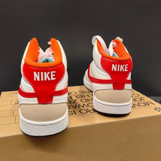 Nike (Nike) [Spot] Nike Court Mid Classic Retro Vielseitige Casual Trendy Shoes CD5466-101 FD9926-161 White und Red 40.5