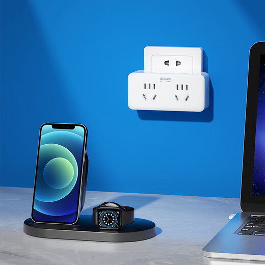 Dian Xiaoku's one-to-two national standard socket, one-to-multiple smart plugs, scheduled socket opening, APP control, independent sub-control power-off memory, connected to Mijia APP CP2-AM
