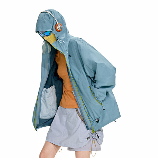 NOTHOMME Kongshanyu 3in1 Outdoor Hiking Mountaineering Jacket 3L Laminated Autumn and Winter New Three-in-One Jacket Mustard Gray M