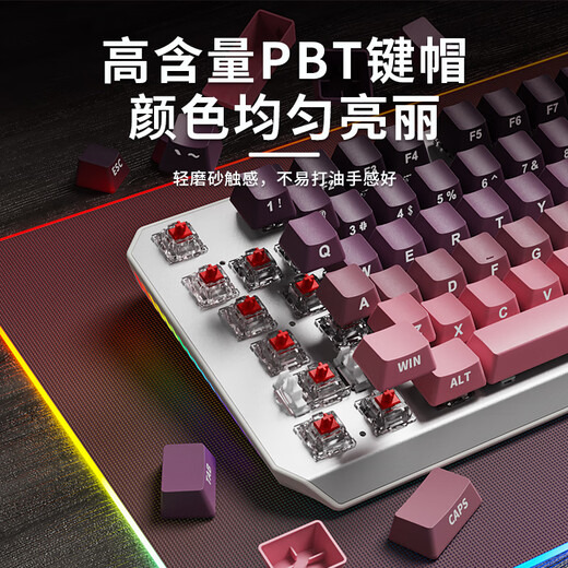 Вперед (eweadn) TK870 Беспроводная Bluetooth Механическая клавиатура и мышь устанавливают проводные трехмодовые трехмодовые дополнительные брекберники.