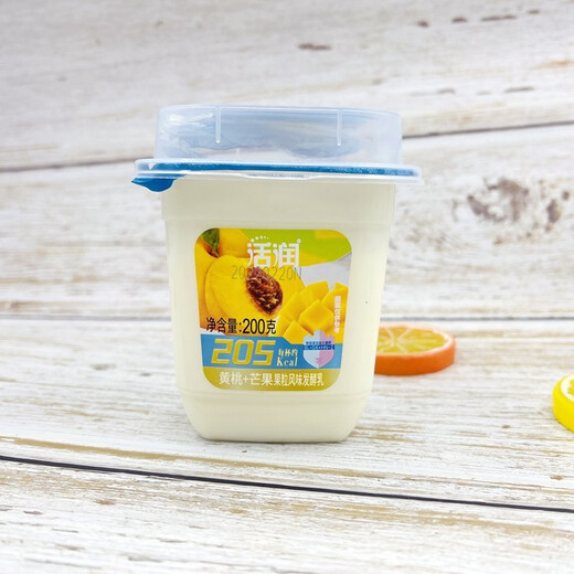 New Hope Multi-flavored Yogurt, Flavored Fermented Milk, Oatmeal Pop-Up Beads, 6 Cups, Special Pack, 6 Cups of Strawberry