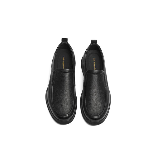 
Red Dragonfly Left Month Casual Leather Shoes 2025 Spring Men's Casual Shoes Middle-aged and Elderly Shoes WTA15124 Black 39