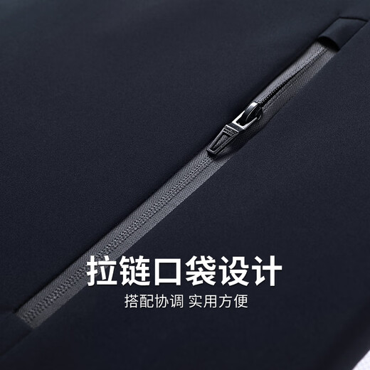 Dances with Wolves Light Outdoor Hooded Jacket Men's 2025 Autumn New Easy-Care Windproof Casual Men's Jacket 1081 Navy Blue 101 L (175)