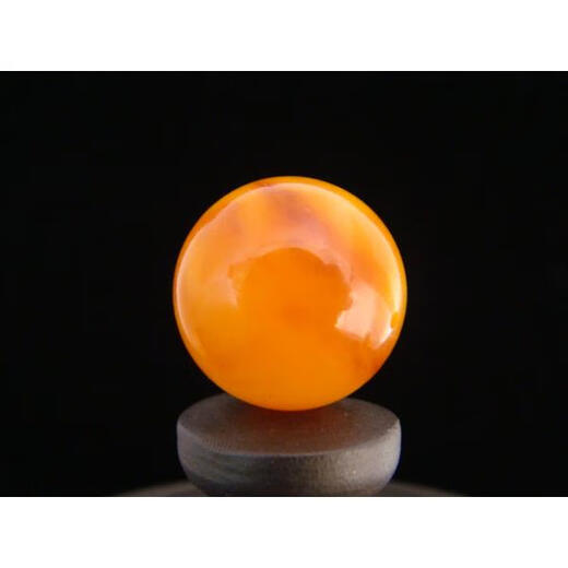 T&U guaranteed price natural chicken fat yellow old beeswax round beads loose beads single diamond top bead star and moon bracelet bracelet with bead accessories selected diameter 16mm single bead 0 carat