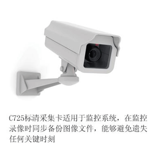 圆刚（AVerMedia） C725B 标清采集卡 支持复合S-Video输入视频会议 内置采集卡 10米S端子线