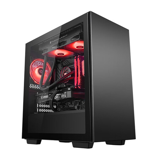 Minglongtang AMD Ryzen R5 7500F/9500F/RX7650GRE/5060/5060TI graphics card assembly computer e-sports game desktop host complete design standard version R5 5600/RTX3050 single host