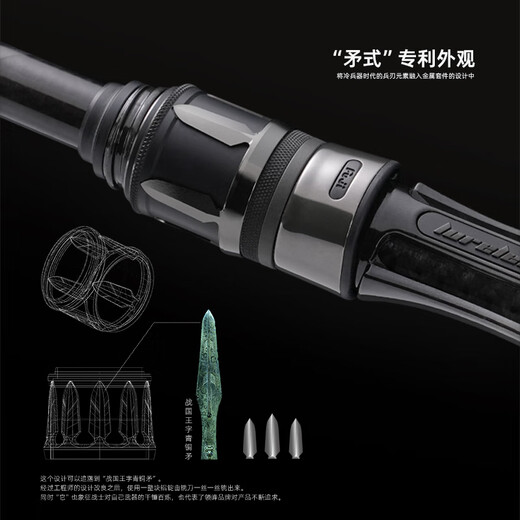 Lingfeng Luya rod 25 models, high carbon lightweight and high sensitivity insect-based fine fishing for black pit bass, wild fishing for mandarin fishing for bass, 2 meters gun handle LDI-672L/MLC