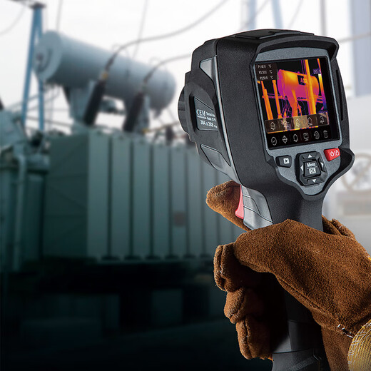 Huashengchang (CEM) high-definition thermal imager infrared thermal imager Industrial high-precision floor heating leakage measurement power failure thermal imager DT-9887 [High resolution]-20~650