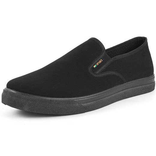 3515 Traditional cloth shoes breathable dad shoes casual rubber soft sole old Beijing cloth shoes men's work shoes black 43
