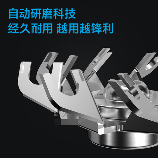 博锐剃须刀电动刮胡刀男士全身水洗两刀头胡须刀干湿双剃迷你便携车载剃胡子刀 PS181