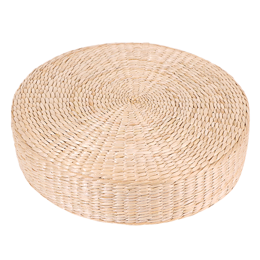 TaTanice futon meditation cushion handmade cattail round meditation cushion tatami cushion 45*45*10cm