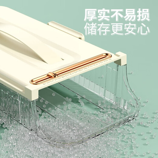 MPPMCK refrigerator egg box refrigerator side door egg storage box egg tray rolling egg sorting and storage egg 16755 double row three-layer [can be installed 48 pieces] automatic replenishment