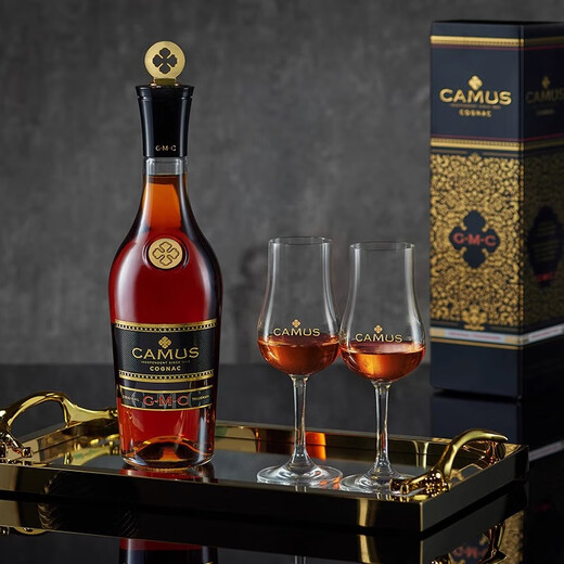 卡慕CAMUS金花皇冠GMC干邑白兰地法国进口洋酒 700ml *3瓶
