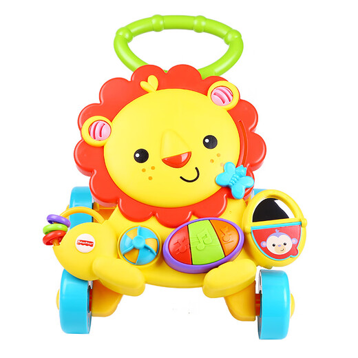 费雪（Fisher-Price）费雪Fisher多功能狮子学步车Y9854 手推车踏行车宝宝玩具 皮皮狗推车