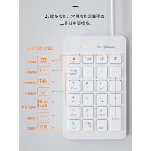 Numeric Keyboard Keypad Wired Wireless Bluetooth Laptop External Mini Lightweight Portable Finance Special Pink Wired Version Mirror Version