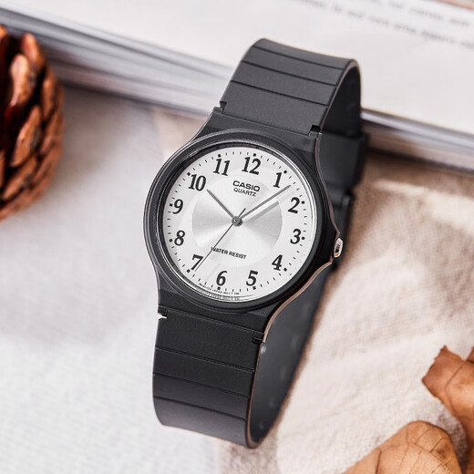 Casio watch student sports simple quartz small black watch casual pointer waterproof junior high school student watch Chinese Valentine's Day gift MQ-24-7B3