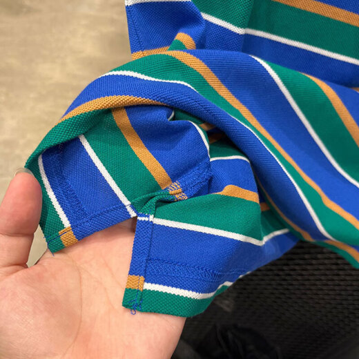 耐克（NIKE）短袖POLO衫男装夏季新款潮流时尚条纹运动服休闲翻领T恤半袖上衣 FN3897-480 S