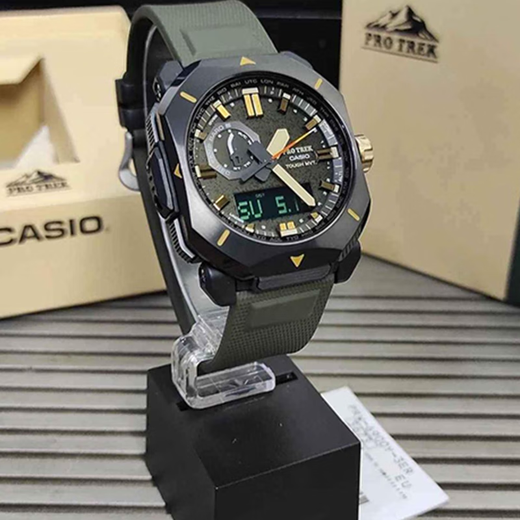 Casio (CASIO) PRW-6600YB-3/6621/6900Y-1/6611/61Y-1B photoelectric electric wave mountaineering watch PRW-6900Y-3PR military green belt